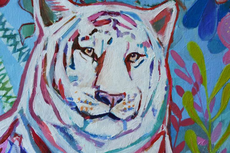 Original Fauvism Animal Painting by Kat Wright