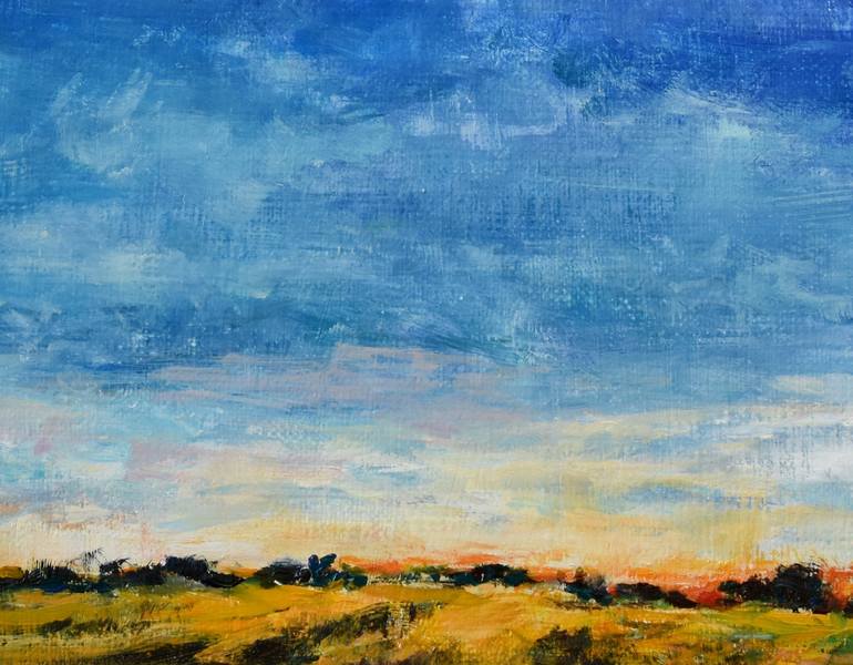 Original Impressionism Landscape Painting by Kat Wright