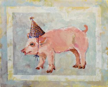 Original Impressionism Animal Paintings by Kat Wright