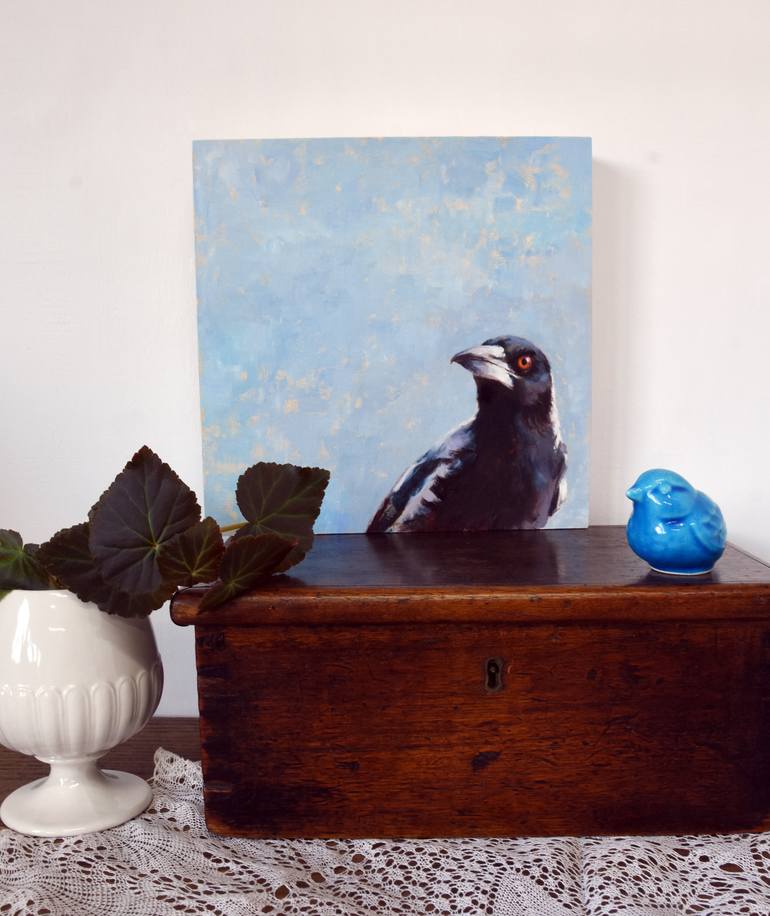 Original Impressionism Animal Painting by Kat Wright