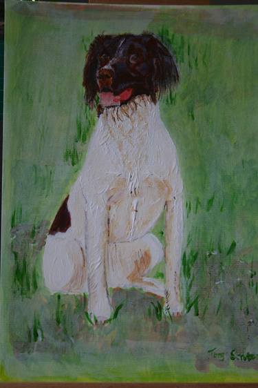 Original Impressionism Dogs Paintings by Tony Scruton
