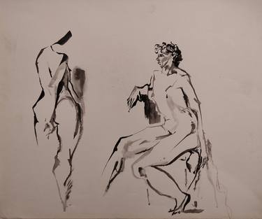 Print of Figurative Nude Drawings by Zoë Arielle