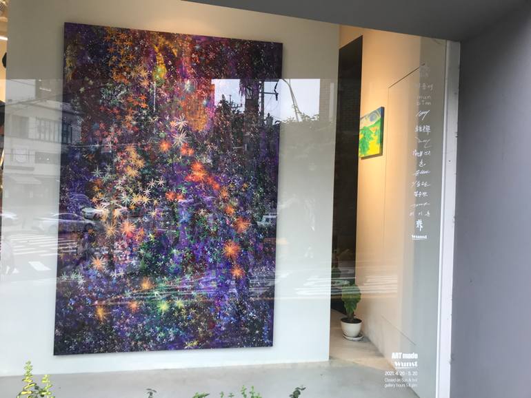 Original Abstract Love Painting by Sejin Park