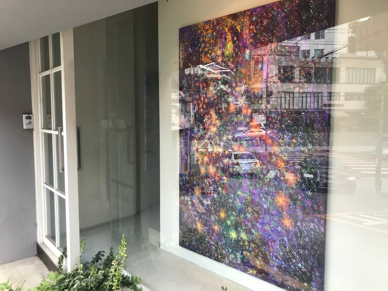 Original Abstract Love Painting by Sejin Park