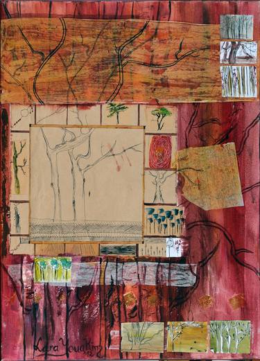 Print of Tree Paintings by Lara YOUAKIM
