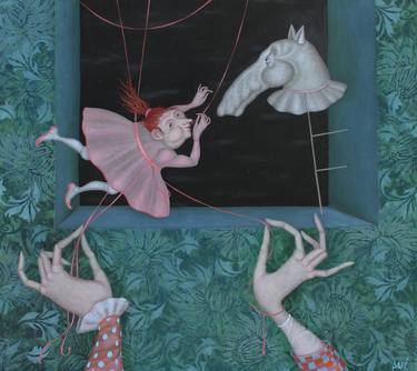Original Figurative Fantasy Paintings by Evgenia Saré