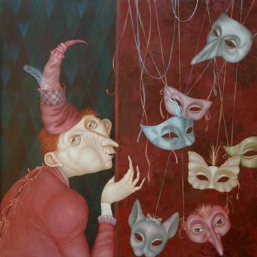 Original Expressionism Fantasy Paintings by Evgenia Saré