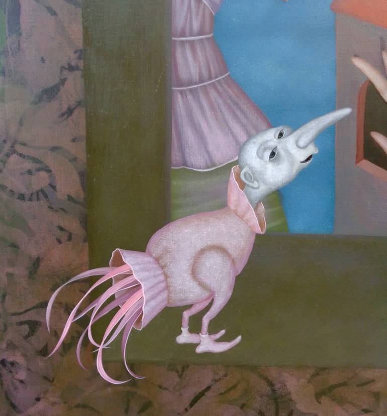 Original Expressionism Fantasy Painting by Evgenia Saré