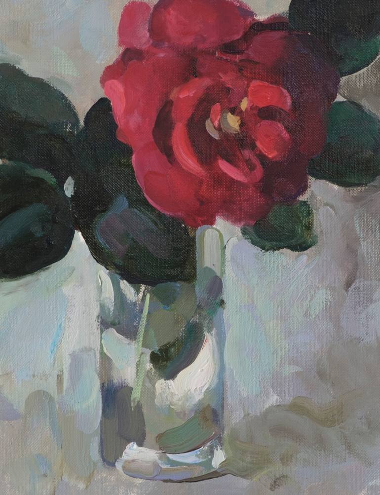 Original Classicism Floral Painting by Sviatoslav Franko