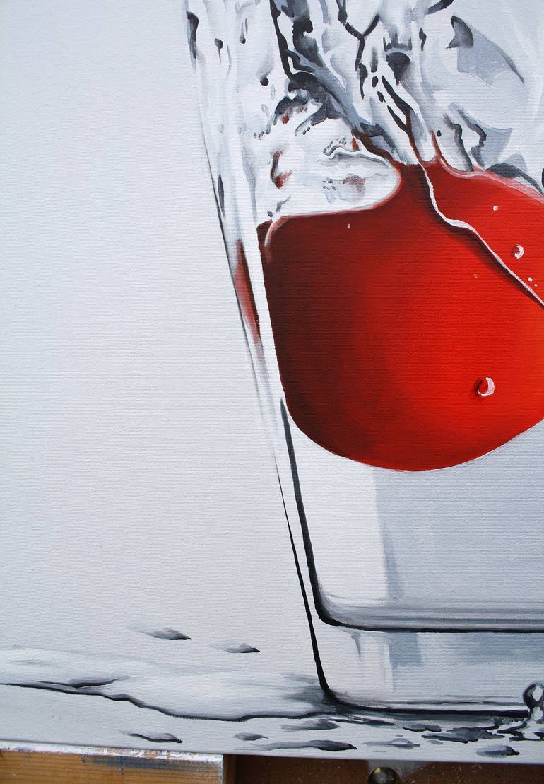 Original Photorealism Food & Drink Painting by Lucia Bergamini