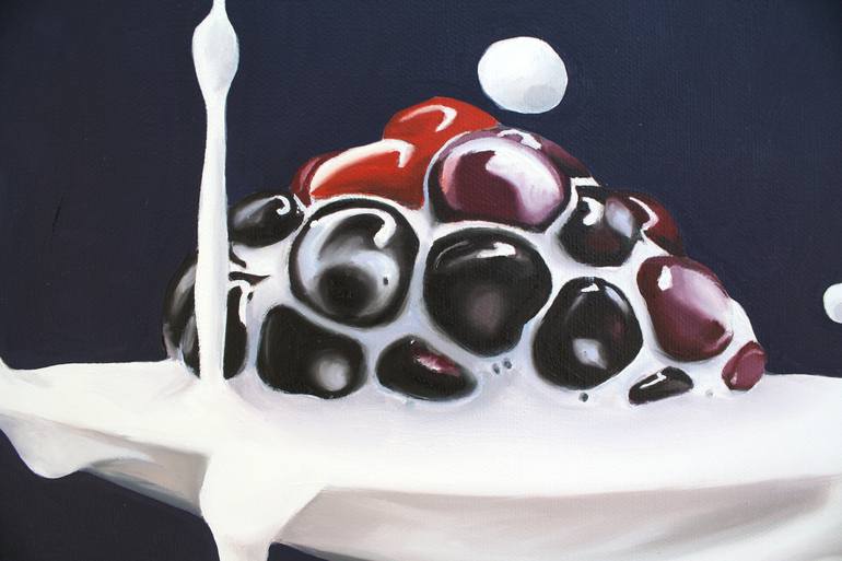 Original Photorealism Food & Drink Painting by Lucia Bergamini