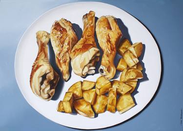 Original Fine Art Food Paintings by Lucia Bergamini