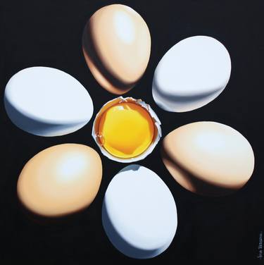 Print of Photorealism Food Paintings by Lucia Bergamini