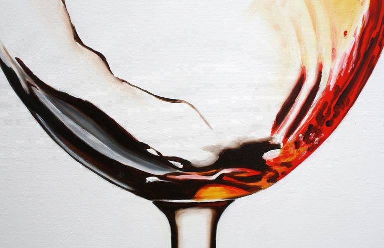 Original Food & Drink Painting by Lucia Bergamini