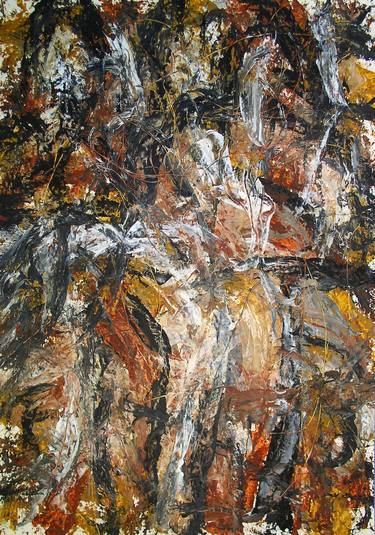 Original Abstract Expressionism Abstract Paintings by Oleg Frolov