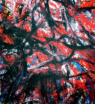 Original Abstract Expressionism Abstract Paintings by Oleg Frolov