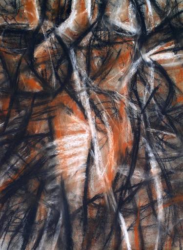 Original Abstract Expressionism Abstract Drawings by Oleg Frolov