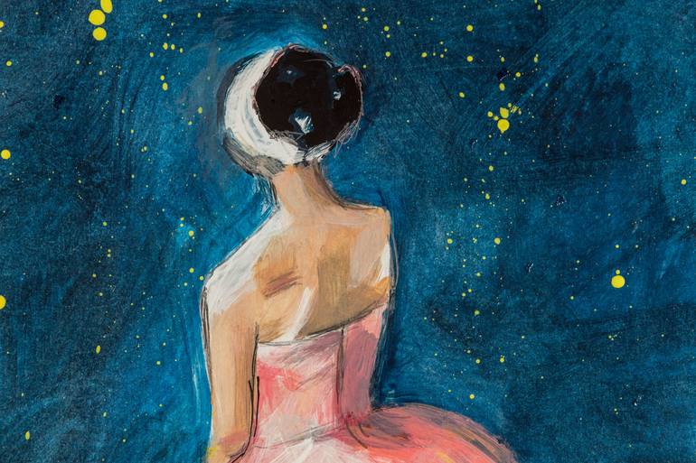 Original Expressionism Women Painting by Laura Marin