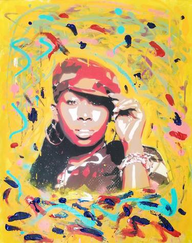 Print of Street Art Pop Culture/Celebrity Paintings by AKORE artist