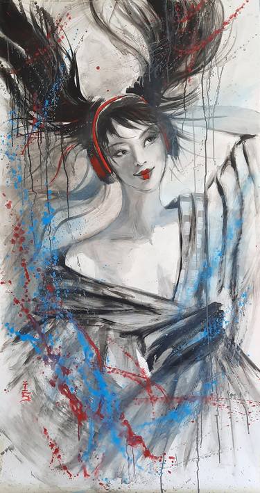 Original Figurative Women Paintings by Irina Sergeyeva