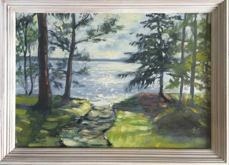 Original Impressionism Landscape Painting by Irina Sergeyeva