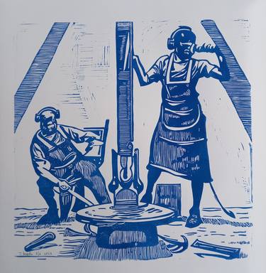 Original Performing Arts Printmaking by Tobias Megerle