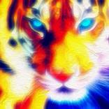 Blue Eyes Tiger by Myrhael Angel