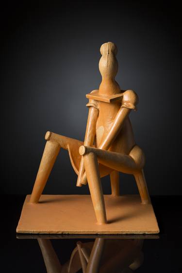 Original Modern People Sculpture by Hanna Drul