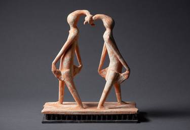 Original Figurative People Sculpture by Hanna Drul