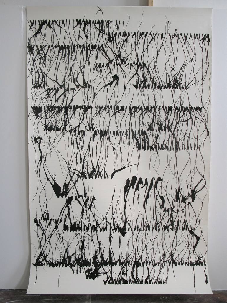 Original Conceptual Abstract Drawing by Denise Mccabe