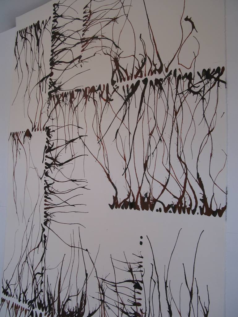 Original Abstract Drawing by Denise McCabe