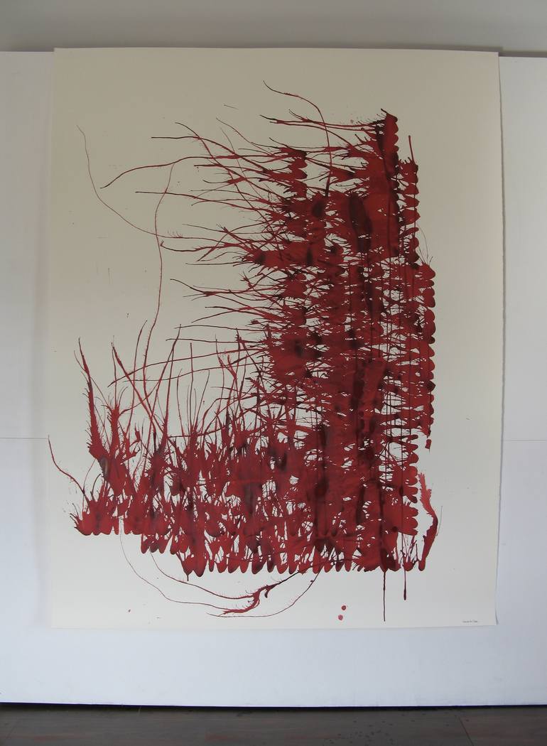 Original Conceptual Abstract Drawing by Denise McCabe