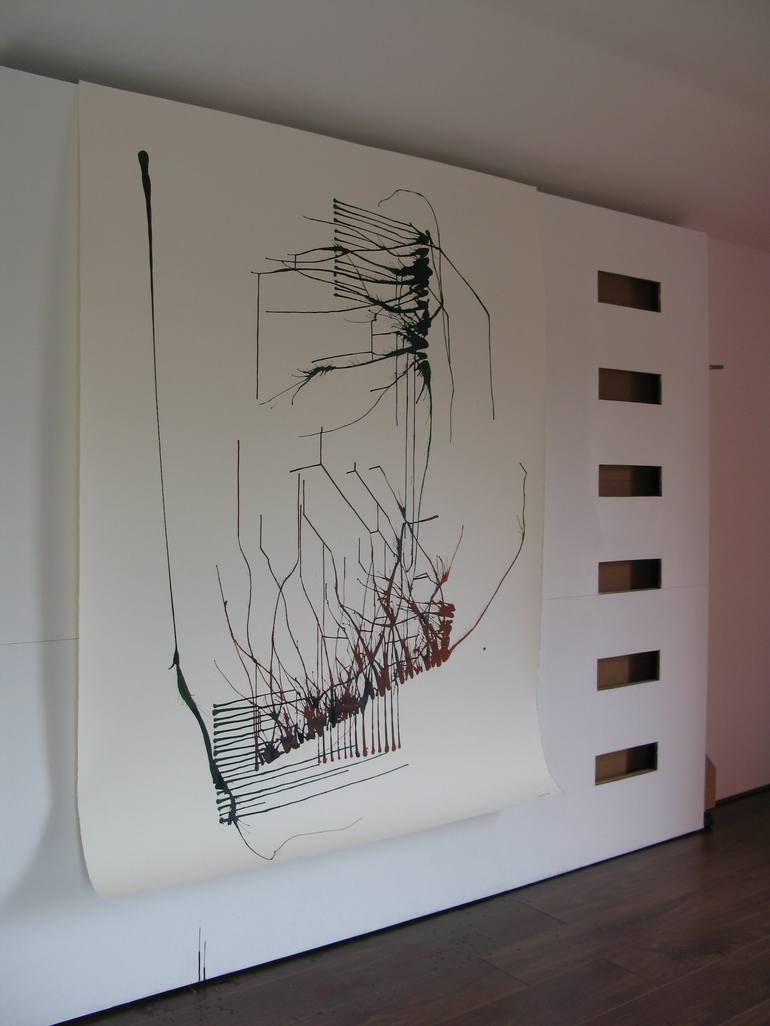 Original Conceptual Abstract Drawing by Denise McCabe