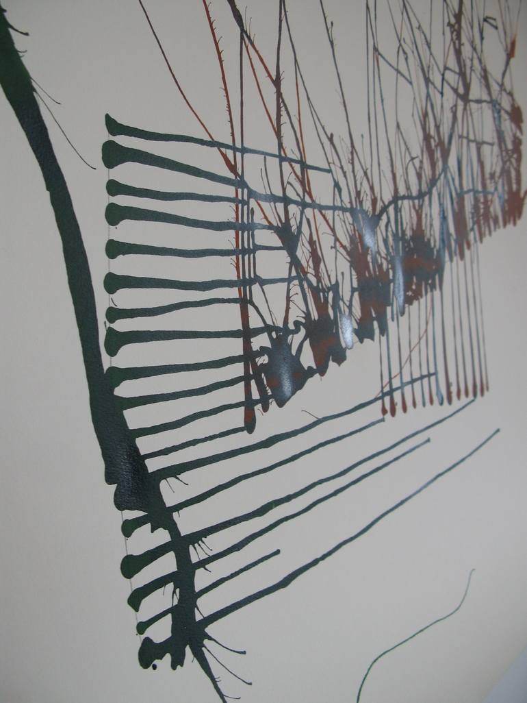 Original Conceptual Abstract Drawing by Denise McCabe