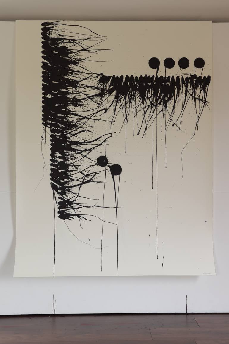 Original Conceptual Abstract Drawing by Denise Mccabe