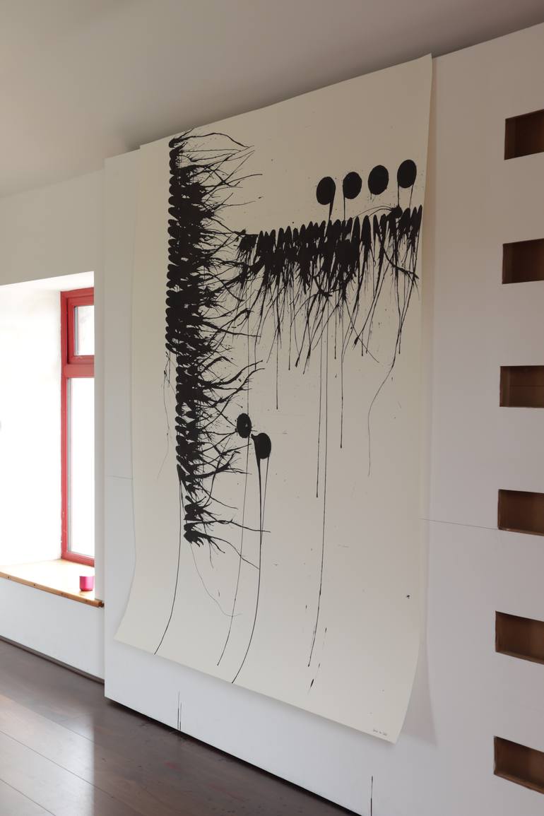Original Conceptual Abstract Drawing by Denise Mccabe