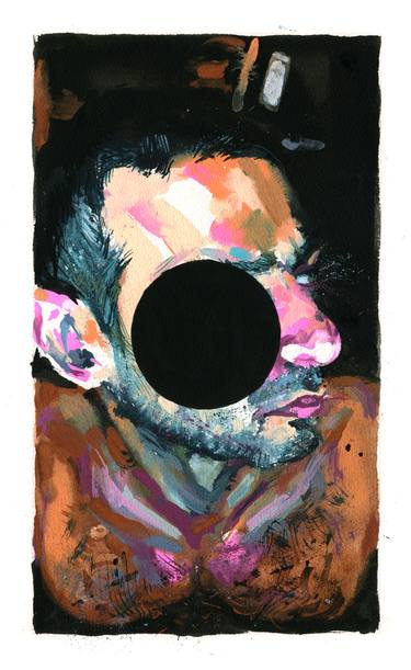 Original Portraiture Portrait Painting by Omar Khouri