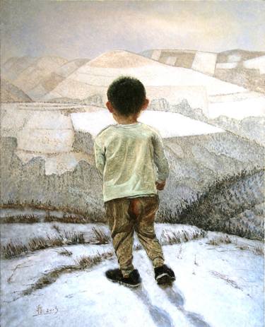 Print of Conceptual Children Paintings by Yuan Mu