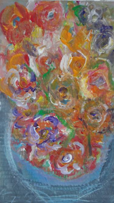 Original Abstract Expressionism Abstract Paintings by Imelda Keyen