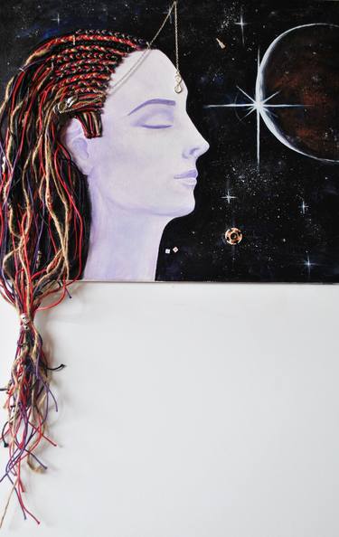 Original Expressionism Outer Space Paintings by Elizabeth Ranger