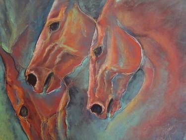 Original Horse Paintings by Cynthia Saenz Sancho