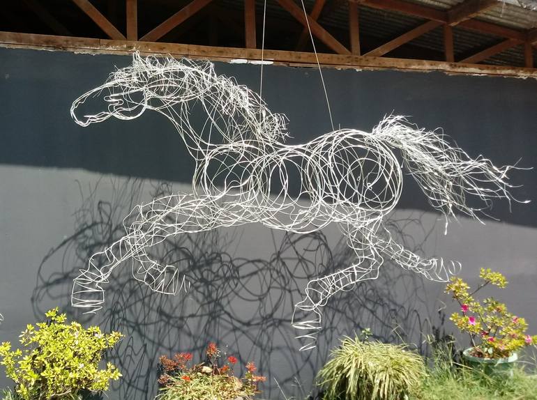 Original Horse Sculpture by Cynthia Saenz Sancho