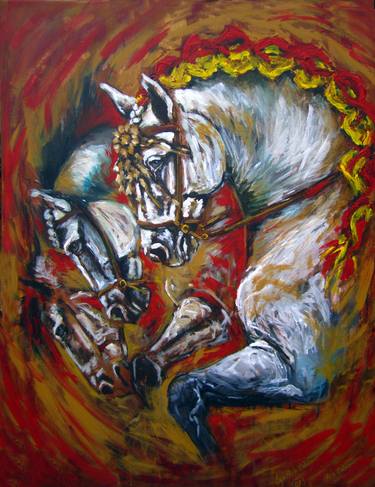 Original Horse Paintings by Cynthia Saenz Sancho