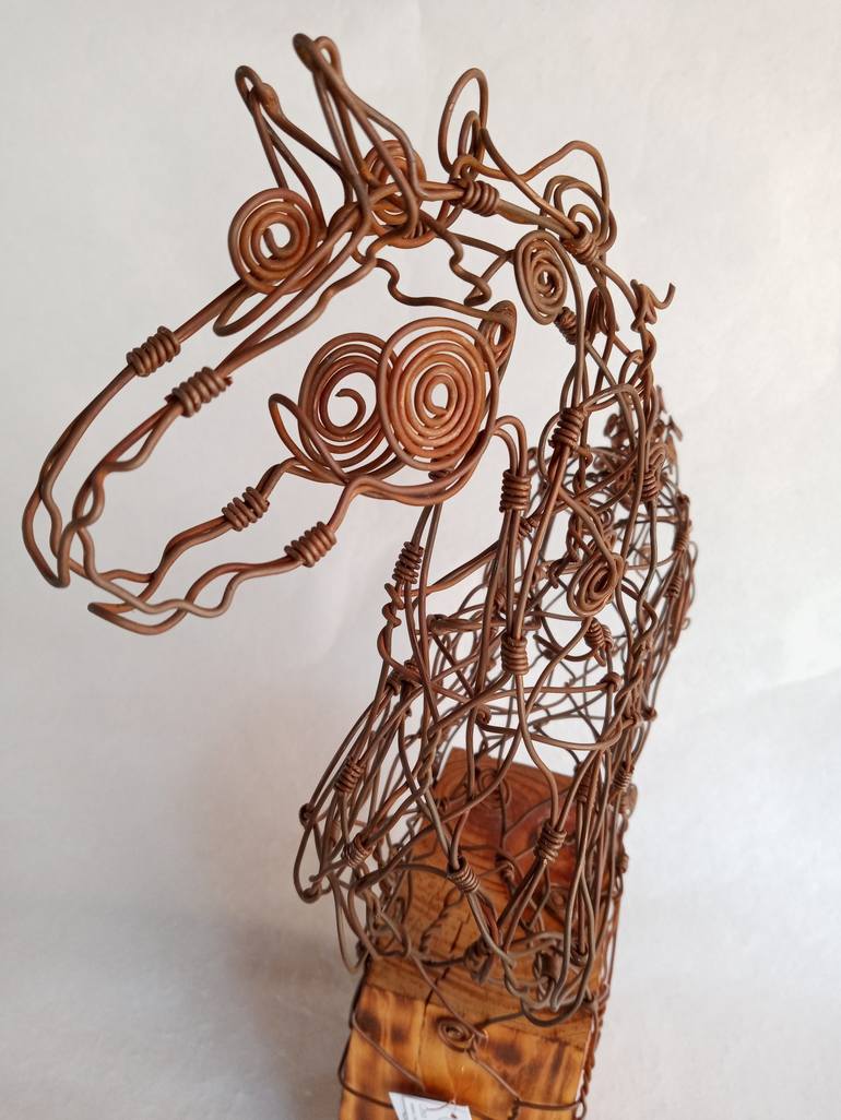 Original Horse Sculpture by Cynthia Saenz Sancho