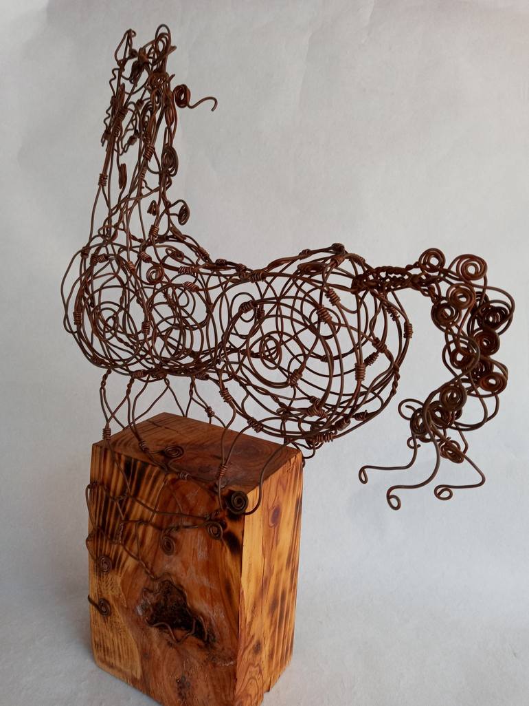 Original Horse Sculpture by Cynthia Saenz Sancho