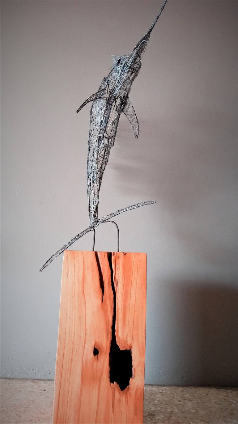 SailFish Sculpture by Cynthia Saenz Sancho