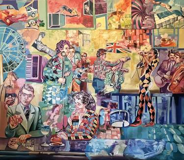 Saatchi Art Artist Lungu Alina Ada; Paintings, “,,Broadway Stars Beacons at Coney Island”” #art