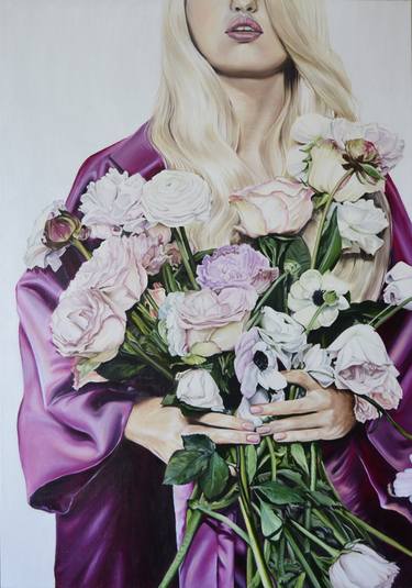 Original Realism Floral Paintings by Lena Cristiuc