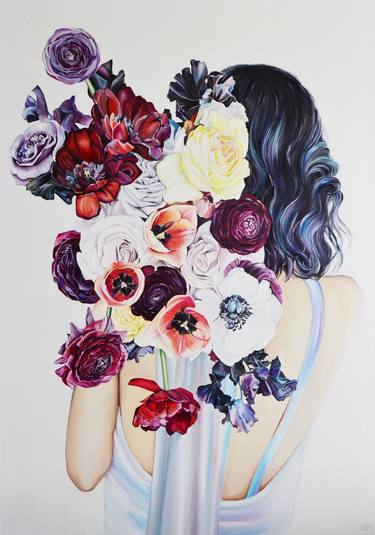 Original Realism Floral Paintings by Lena Cristiuc