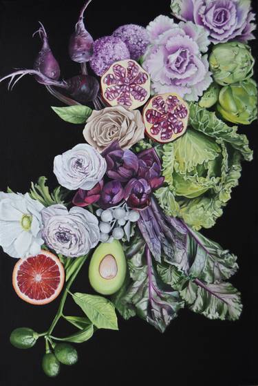 Original Realism Floral Paintings by Lena Cristiuc